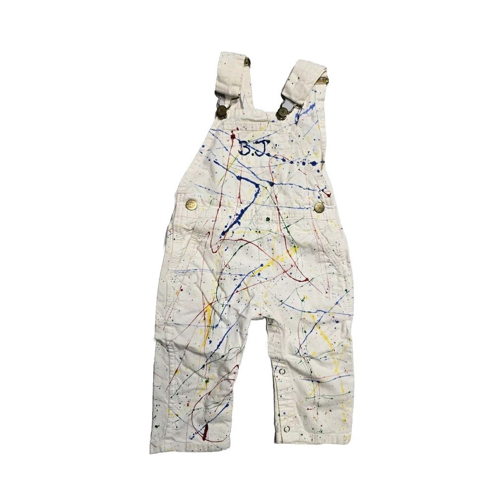 Vintage Boys Overalls All Over Paint 12 Months  Madewell